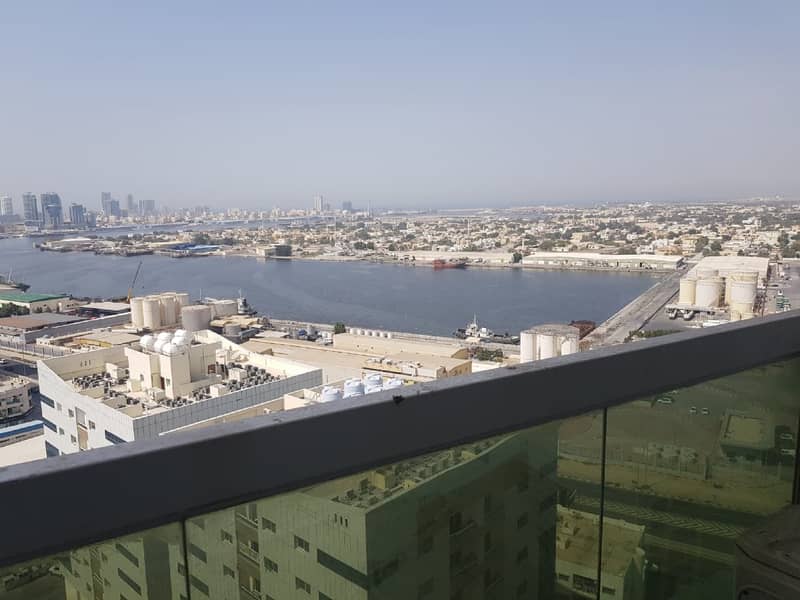 Sea view 2 Bedroom Hall with Parking n Ajman Pearl Towers