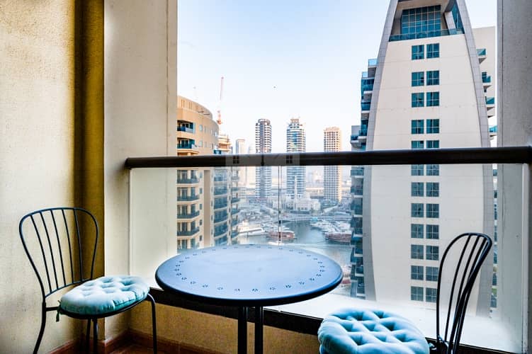 7 Fully-Furnished 2Bedrooms with Marina View at JBR