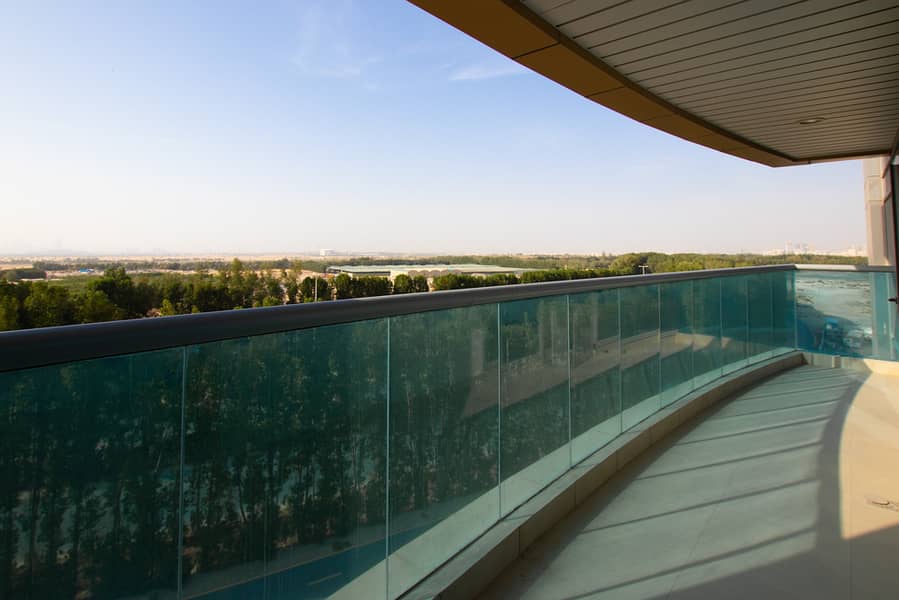 Al Barari view | Spacious 2 bed duplex | Balcony