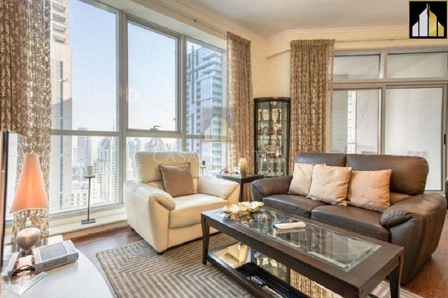6 Marina view High End Furnished 2BR on Higher floor