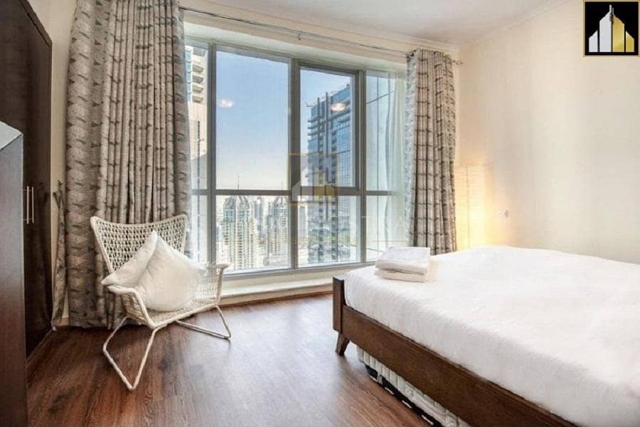 9 Marina view High End Furnished 2BR on Higher floor