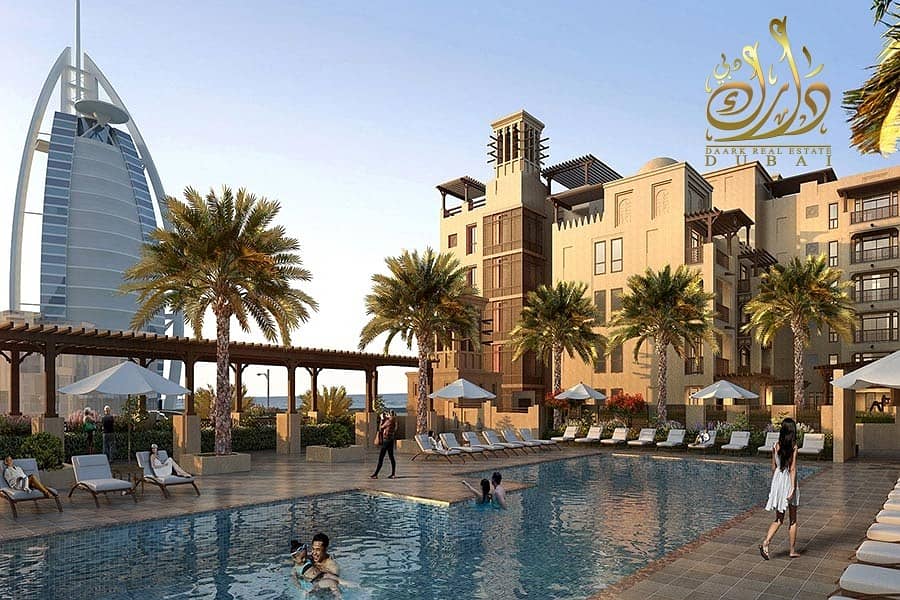 4 Freehold Apartment located in Jumeirah with 5% Down Payment Only!!!!