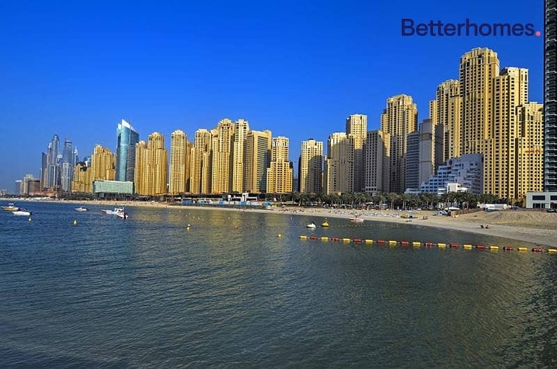 9 Sea and Beach View 2 Bed with Balcony in Rimal