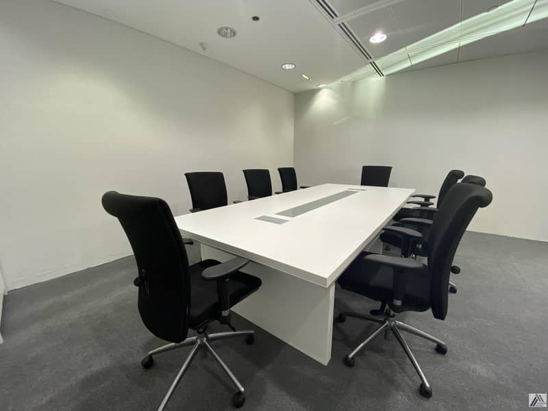 7 Serviced Furnished Office Suitable for 3 Staff / pool View / Linked with Metro
