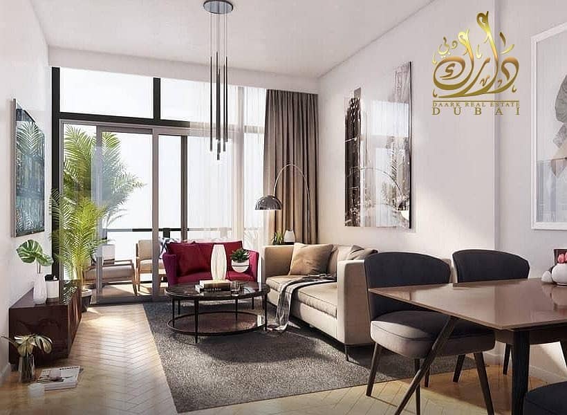 Furnished apartment for sale on Sheikh Zayed Road near the metro with 50