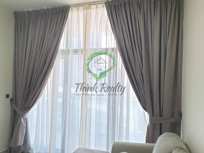 9 Chiller Free  Furnished 1 Bedroom with Huge Balcony for Rent