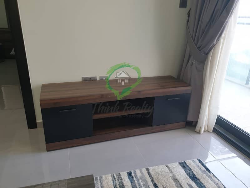 10 Chiller Free  Furnished 1 Bedroom with Huge Balcony for Rent