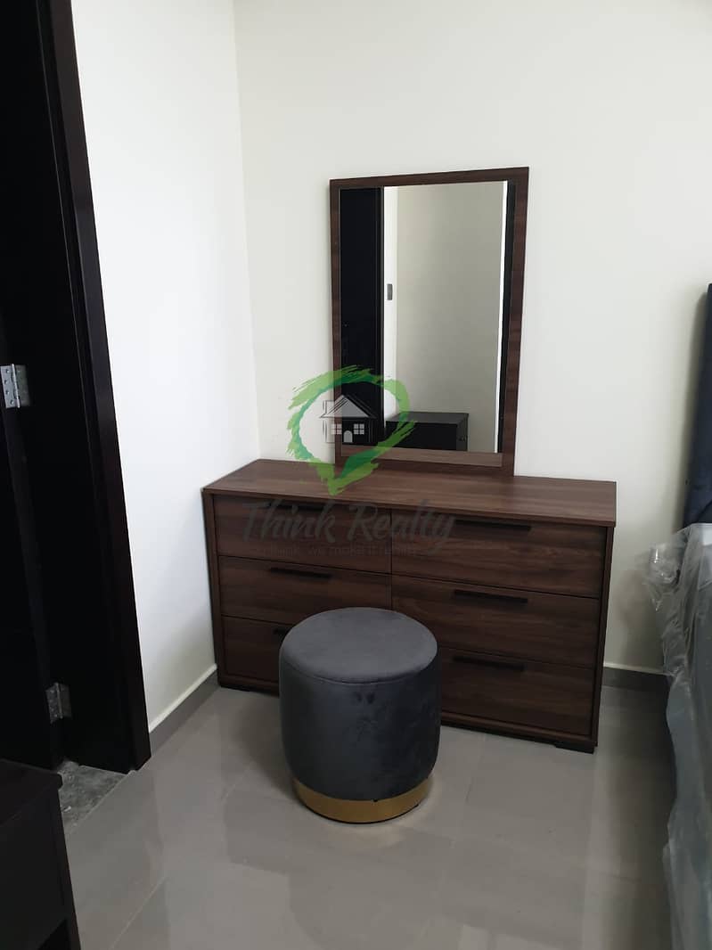 11 Chiller Free  Furnished 1 Bedroom with Huge Balcony for Rent