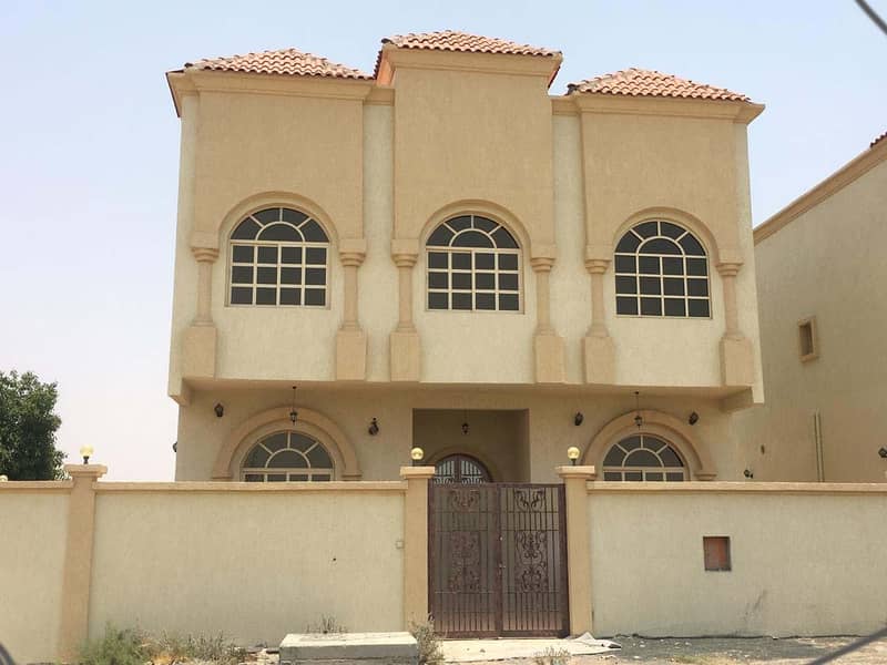 New villa for sale in Manama Ajman first inhabitant near services. . .