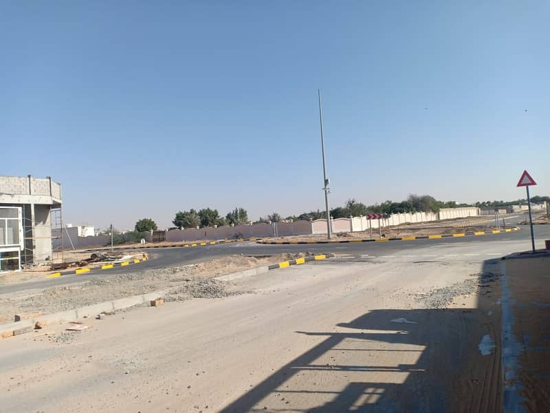 An excellent opportunity for commercial lands in Al Zahia, the Emirate of Ajman, on a main and distinctive street