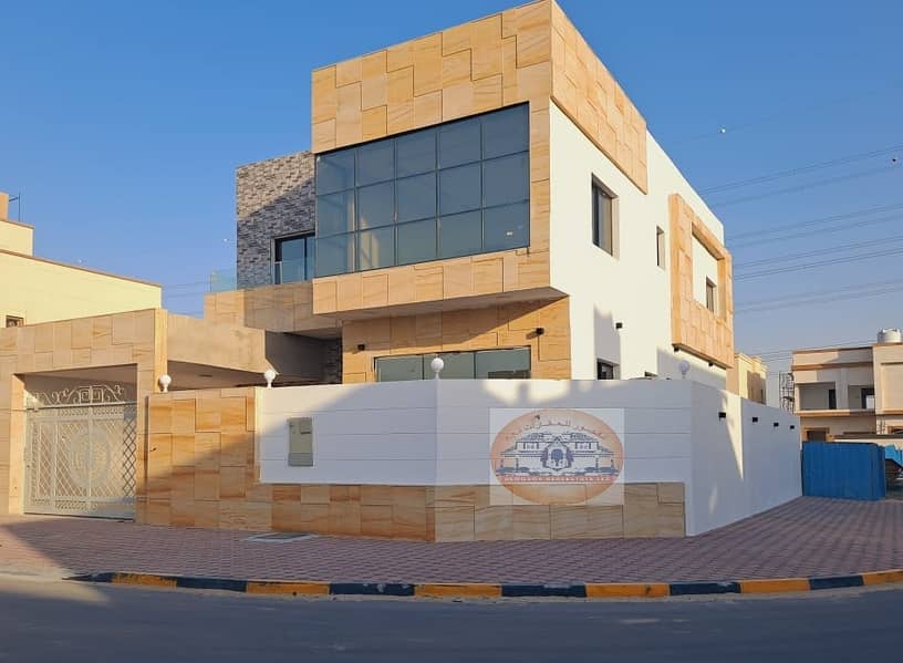 For sale in Ajman at an attractive price and a great location - on the corner of two streets and super duplex finishes - and easy banking facilities -