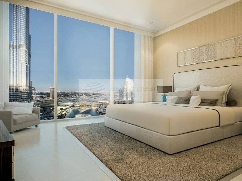 Unique 2BR  Full Burj and Fountain View | Must See