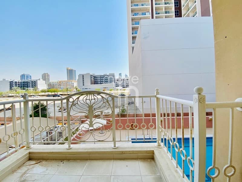 8 Vacant 1 Bed w Balcony + Pool view in Gardenia 2
