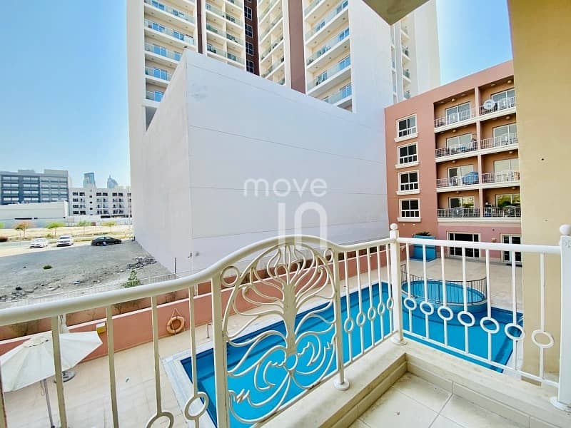 17 Vacant 1 Bed w Balcony + Pool view in Gardenia 2