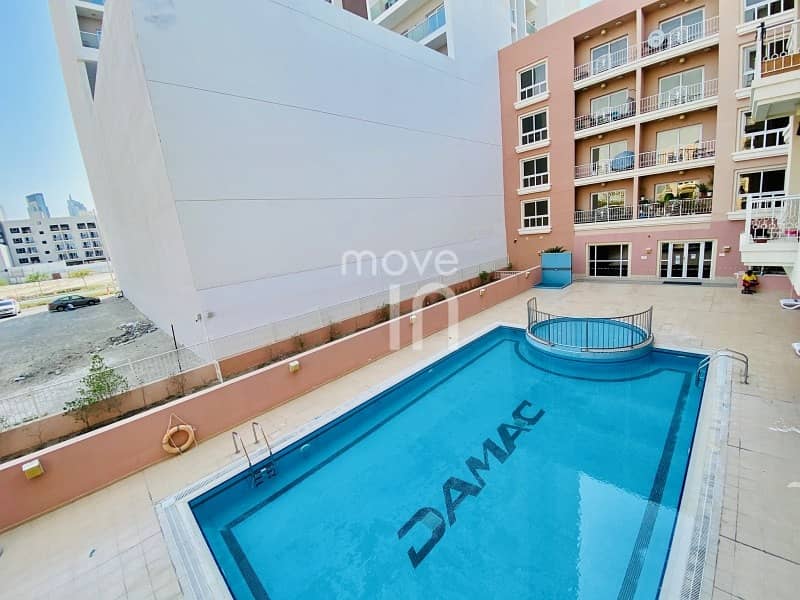 19 Vacant 1 Bed w Balcony + Pool view in Gardenia 2