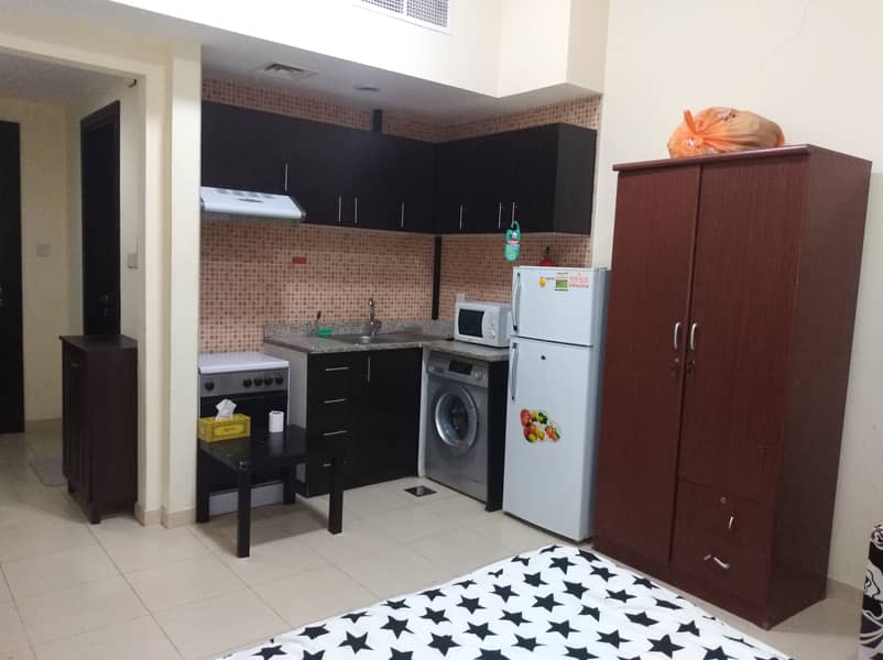 2300 monthly rent Fully furnished ready to move in studio for rent in, Silicon Oasis