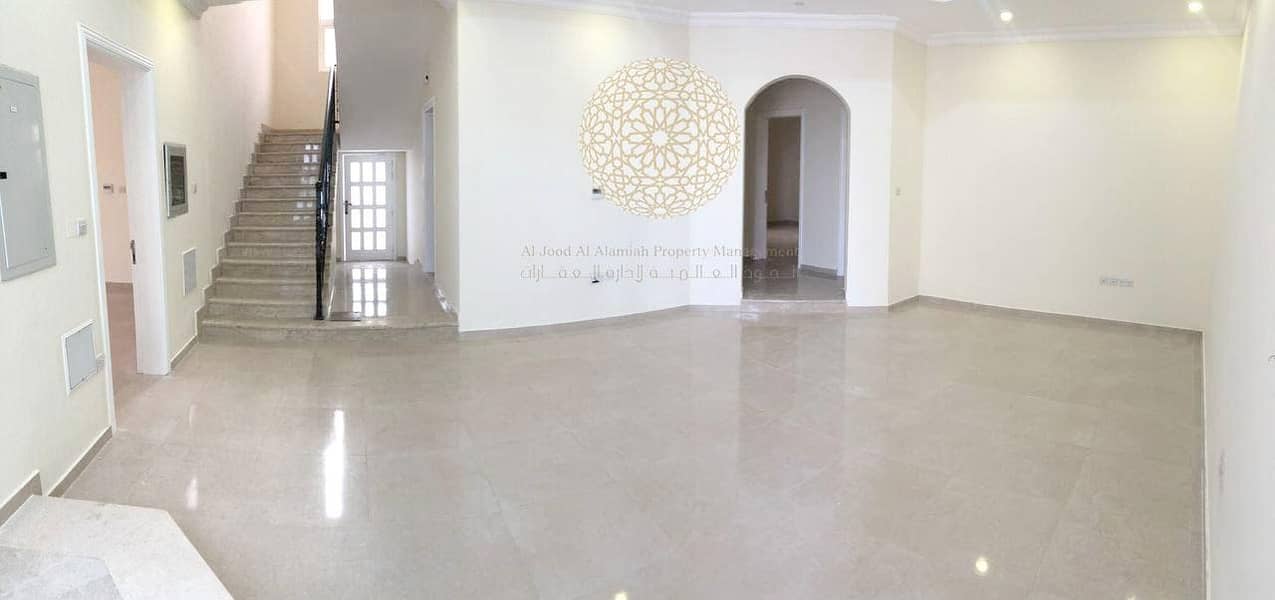 6 STONE FINISHING STAND ALONE 7 MASTER BEDROOM VILLA WITH DRIVER ROOM AND KITCHEN OUTSIDE FOR RENT IN AL BAHIYA
