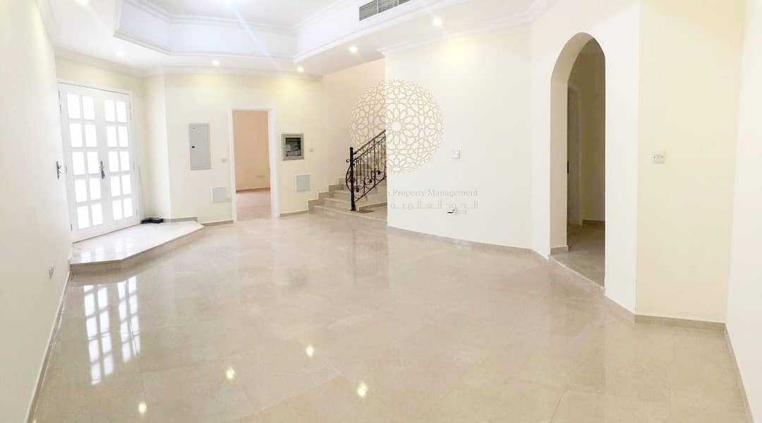 7 STONE FINISHING STAND ALONE 7 MASTER BEDROOM VILLA WITH DRIVER ROOM AND KITCHEN OUTSIDE FOR RENT IN AL BAHIYA