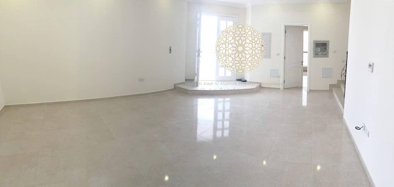 8 STONE FINISHING STAND ALONE 7 MASTER BEDROOM VILLA WITH DRIVER ROOM AND KITCHEN OUTSIDE FOR RENT IN AL BAHIYA