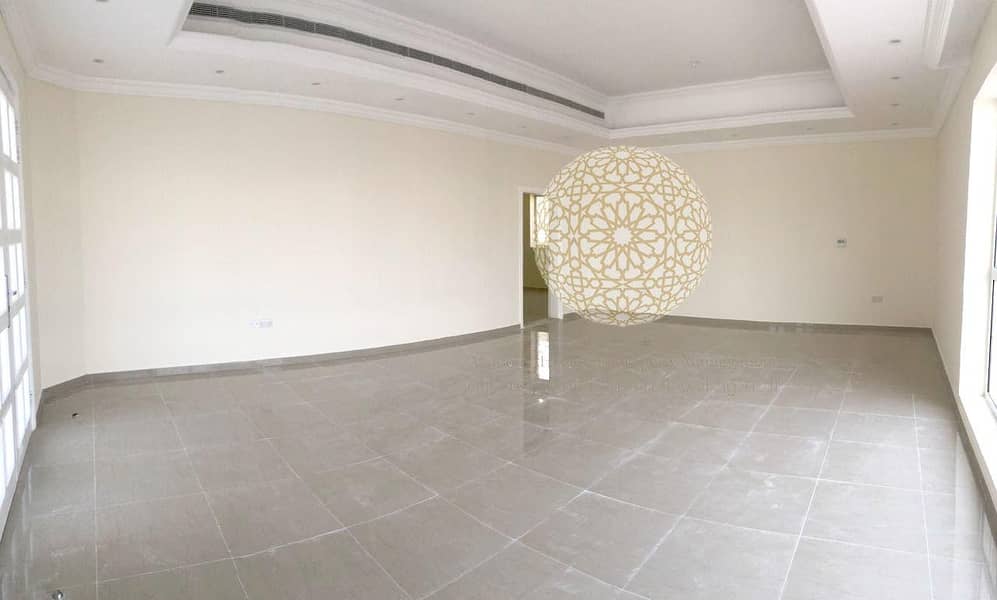 11 STONE FINISHING STAND ALONE 7 MASTER BEDROOM VILLA WITH DRIVER ROOM AND KITCHEN OUTSIDE FOR RENT IN AL BAHIYA