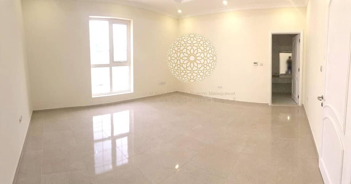 15 STONE FINISHING STAND ALONE 7 MASTER BEDROOM VILLA WITH DRIVER ROOM AND KITCHEN OUTSIDE FOR RENT IN AL BAHIYA