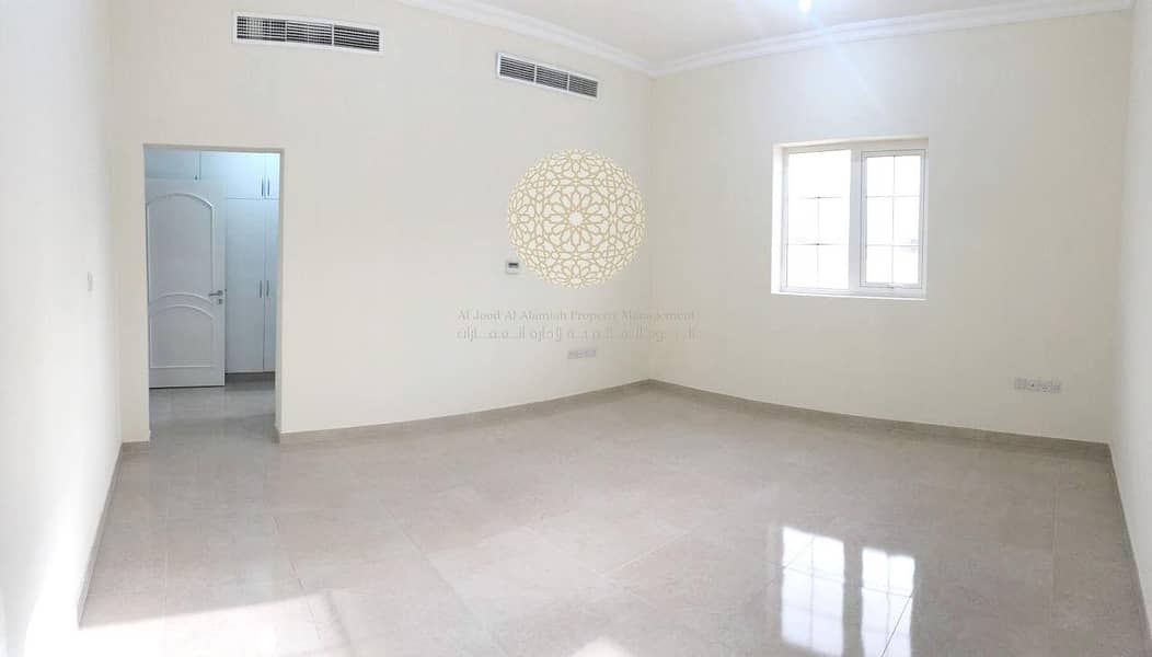 17 STONE FINISHING STAND ALONE 7 MASTER BEDROOM VILLA WITH DRIVER ROOM AND KITCHEN OUTSIDE FOR RENT IN AL BAHIYA