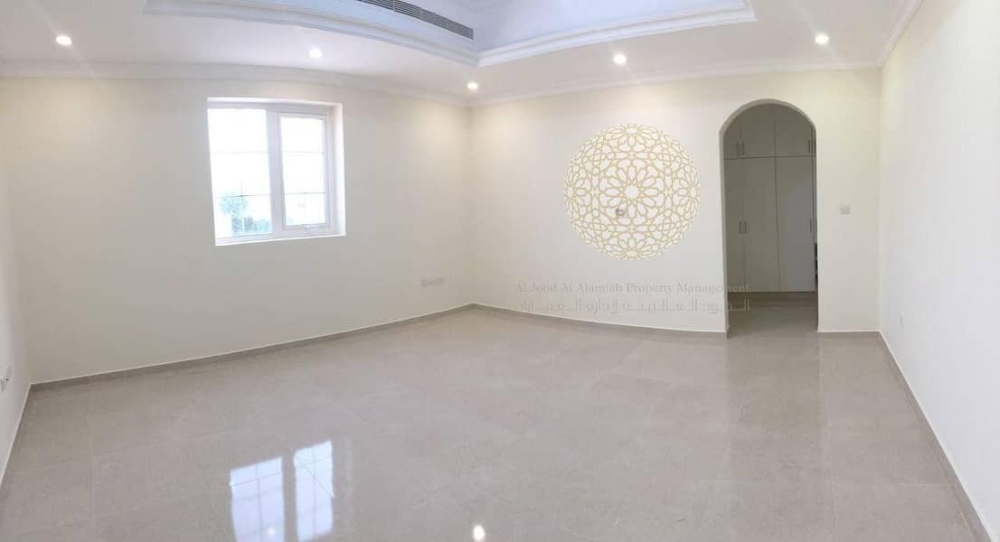 19 STONE FINISHING STAND ALONE 7 MASTER BEDROOM VILLA WITH DRIVER ROOM AND KITCHEN OUTSIDE FOR RENT IN AL BAHIYA