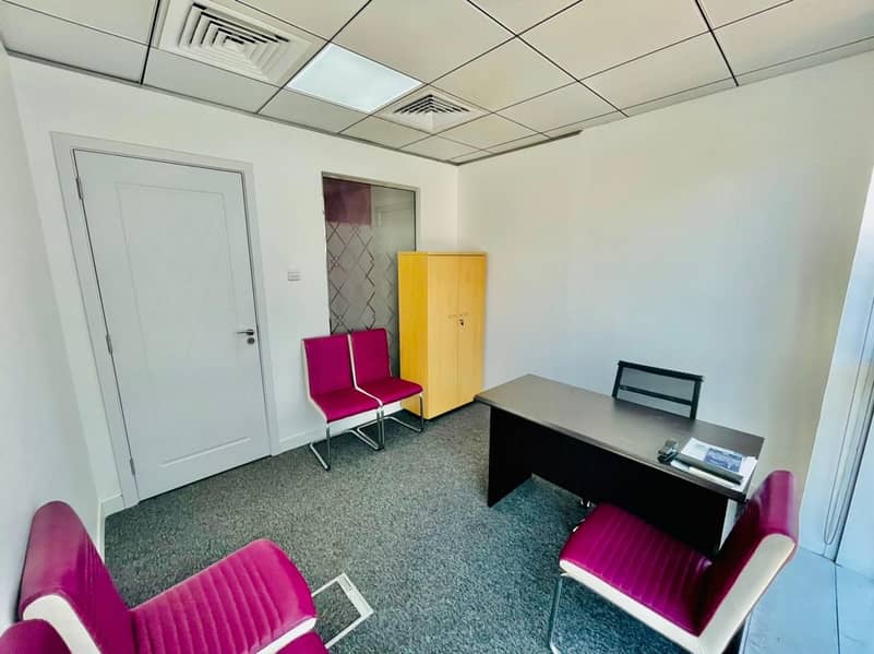 5 Well Planned Fully Furnished Office with  Great Amenities