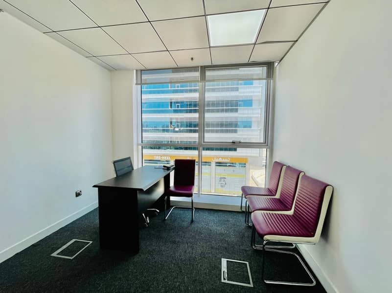 7 Well Planned Fully Furnished Office with  Great Amenities