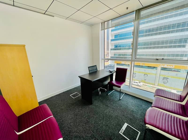10 Well Planned Fully Furnished Office with  Great Amenities