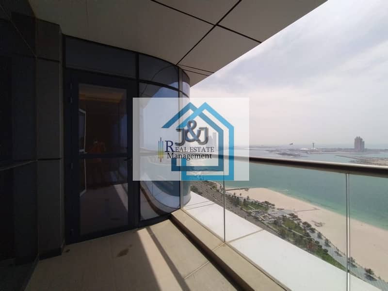39 Stylish 5 Bedroom with maid room and Study room Full Sea view Apartment very big balcony Corniche Area