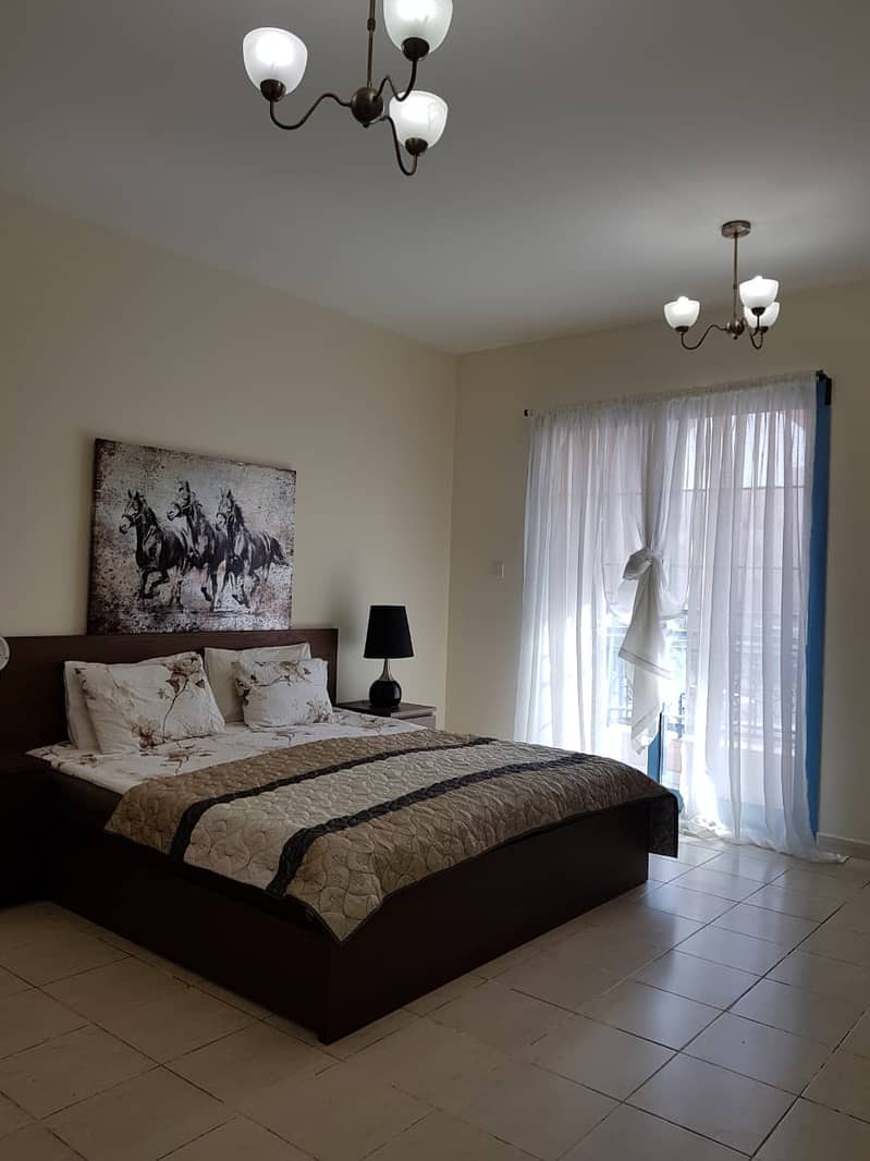 Near to Bus Stop | Ready to Move-in | For Rent in 12 cheques | Furnished Studio with Balcony