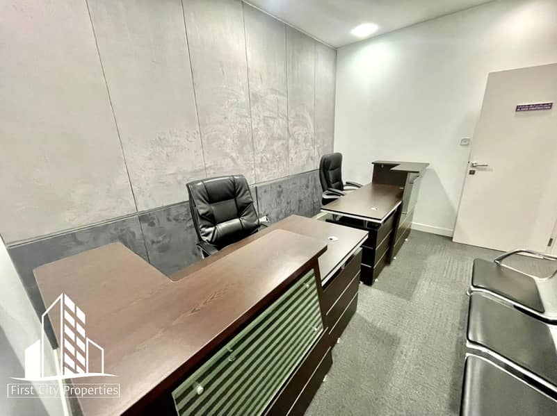 2 Spacious and Fitted Workplace || Furnished Office