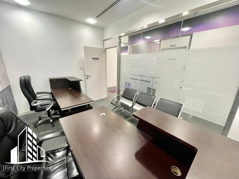 3 Spacious and Fitted Workplace || Furnished Office