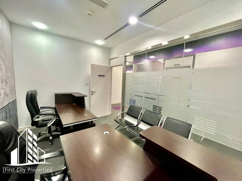 4 Spacious and Fitted Workplace || Furnished Office
