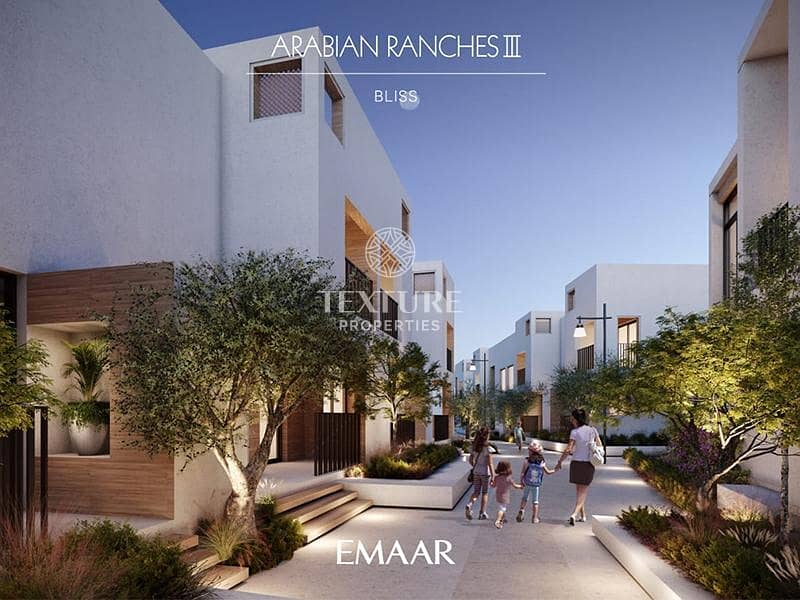 12 New Launch | Premium Townhouses | Bliss Arabian Ranches
