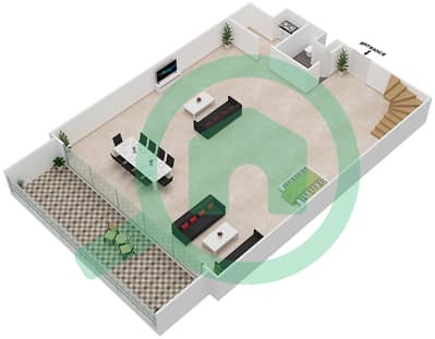 Uniestate Prime Tower - 2 Bedroom Apartment Type 5 Floor plan