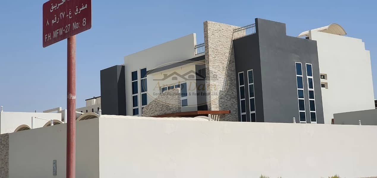 10 New Villa For sale / Shakhbout City  / VIP / 5 master Room wit cabinets/ Near Karam Al Sham Restaurant/ Good Location