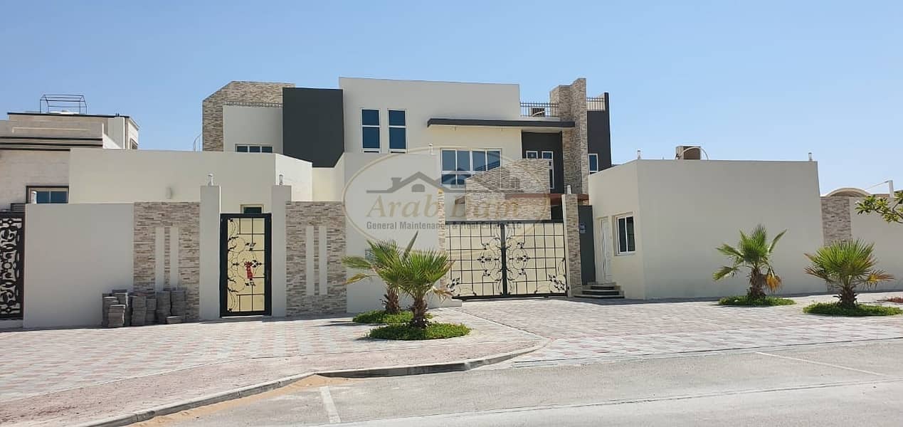 13 New Villa For sale / Shakhbout City  / VIP / 5 master Room wit cabinets/ Near Karam Al Sham Restaurant/ Good Location