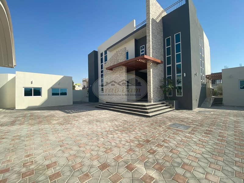 New Villa For sale / Shakhbout City  / VIP / 5 master Room wit cabinets/ Near Karam Al Sham Restaurant/ Good Location