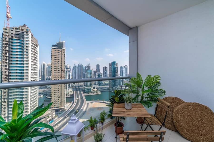 Spacious Studio | Furnished |  Full Marina View