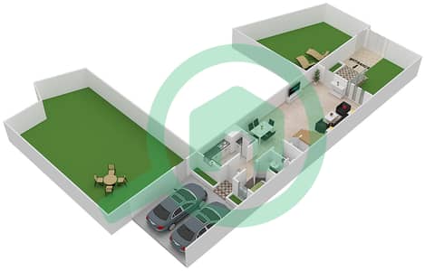 Mulberry Park - 3 Bedroom Villa Type E Floor plan