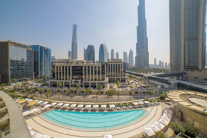 Luxury 2 BDR | Downtown | Burj Khalifa View & Fountain View | Directly From Landlord