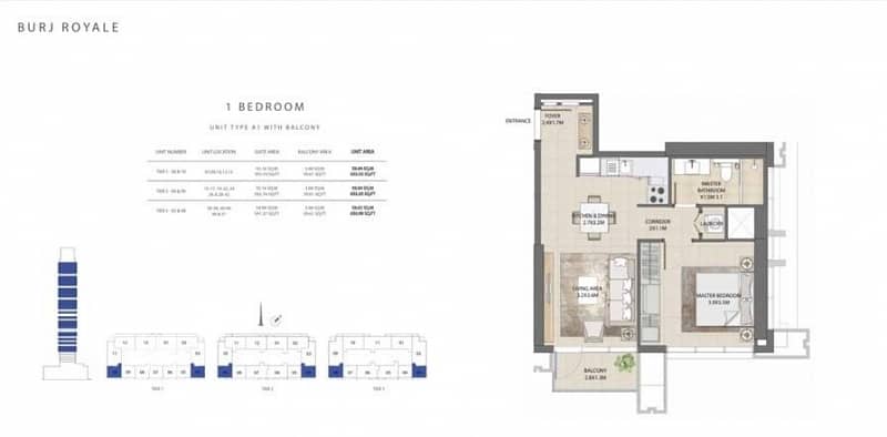 4 Stunning 1 Bed with Payment Plan l High Floor l Investors deal