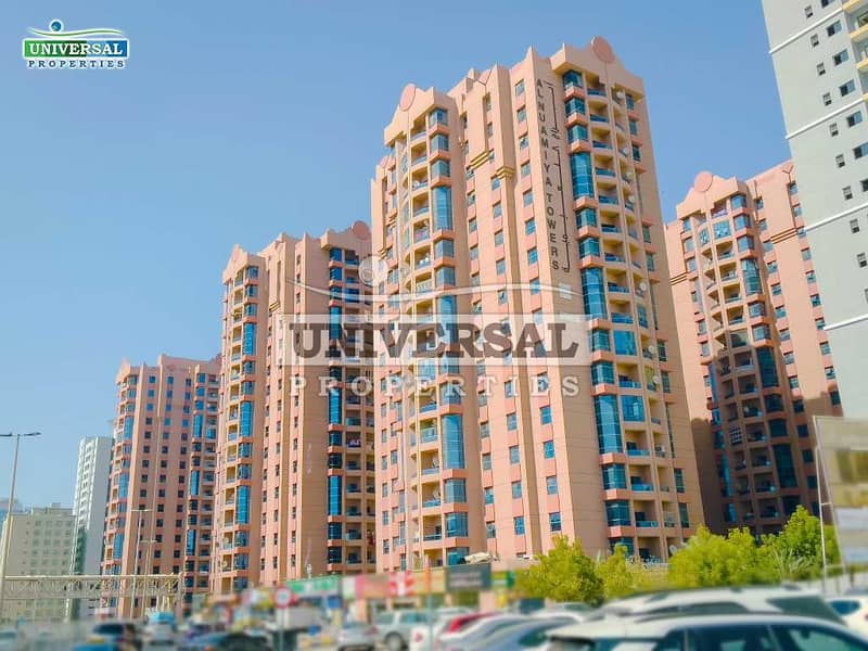 Specious 1 Bed Room For Rent in ajman Nuiamya Tower