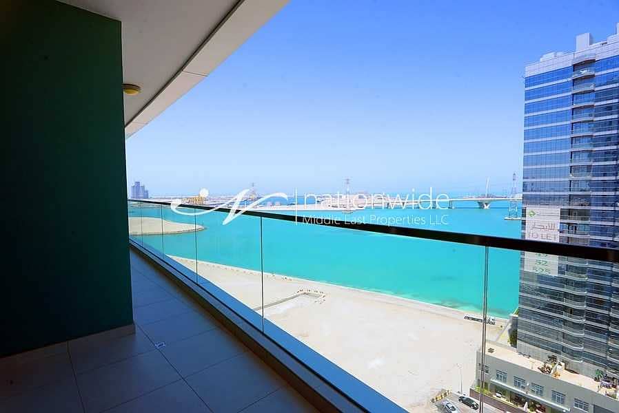 Panoramic Sea View + 2 Balconies + Rent Refund