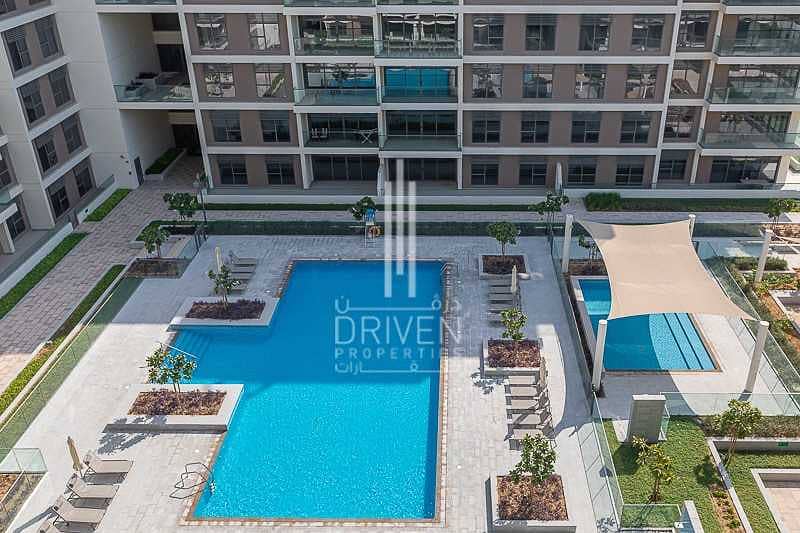 Exclusive 2 Bed with Pool and Park Views