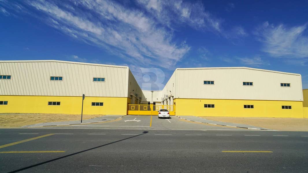 4 BRAND NEW WAREHOUSES 36K SQFT IN WARSAN AT AED 30 PSF