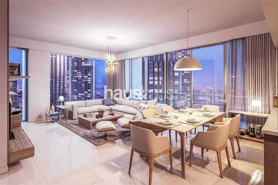 2 70th Floor | Burj and Sea Views | 3yr Payment Plan