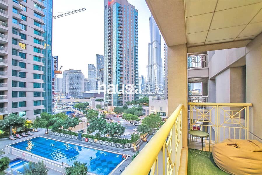 5 Great Location | Burj and Pool View | Chiller Free